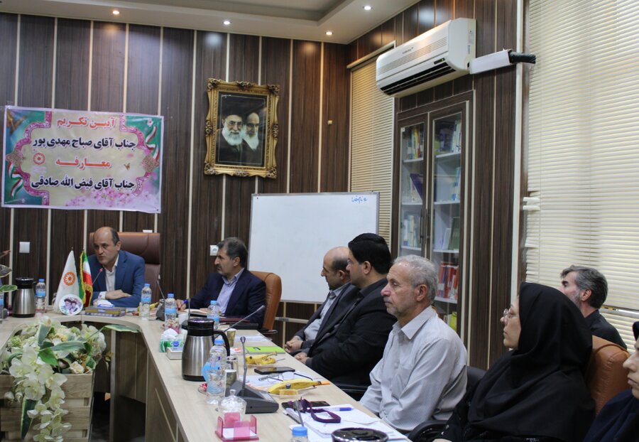 تکریم و معارفه مدیر حراست بهزیستی گیلان