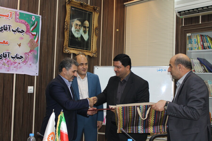 تکریم و معارفه مدیر حراست بهزیستی گیلان