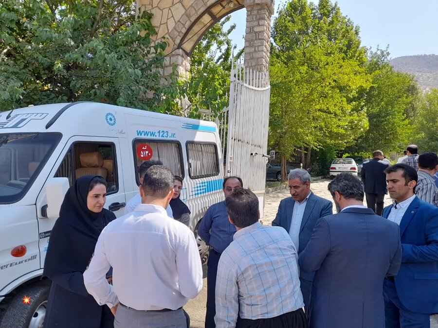 بازدید اعضای شورای هماهنگی ادارات وزارت تعاون، کار و رفاه اجتماعی کردستان از موکب مرز باشماق