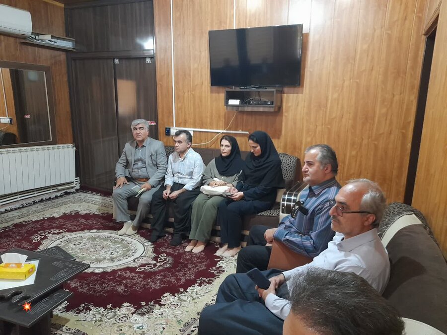 بازدید اعضای شورای هماهنگی ادارات وزارت تعاون، کار و رفاه اجتماعی کردستان از موکب مرز باشماق