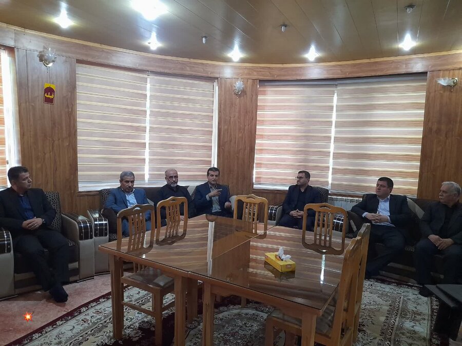 بازدید اعضای شورای هماهنگی ادارات وزارت تعاون، کار و رفاه اجتماعی کردستان از موکب مرز باشماق