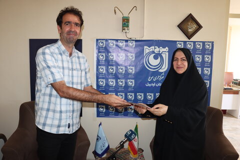 گزارش تصویری| تجلیل از خبرنگاران خبرگزاری موج اردبیل