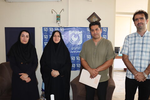 گزارش تصویری| تجلیل از خبرنگاران خبرگزاری موج اردبیل