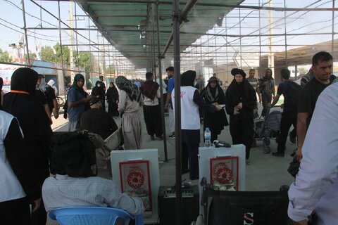 گزارش تصویری | نهمین روز خادمی بهزیستی از زائران حسینی