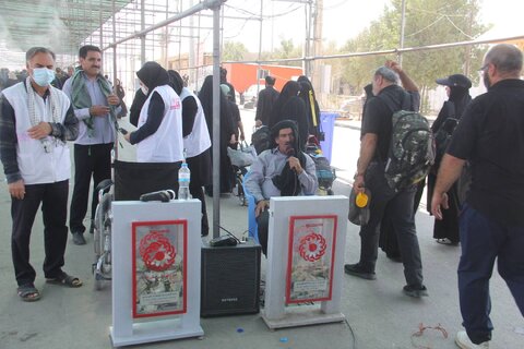 گزارش تصویری | نهمین روز خادمی بهزیستی از زائران حسینی