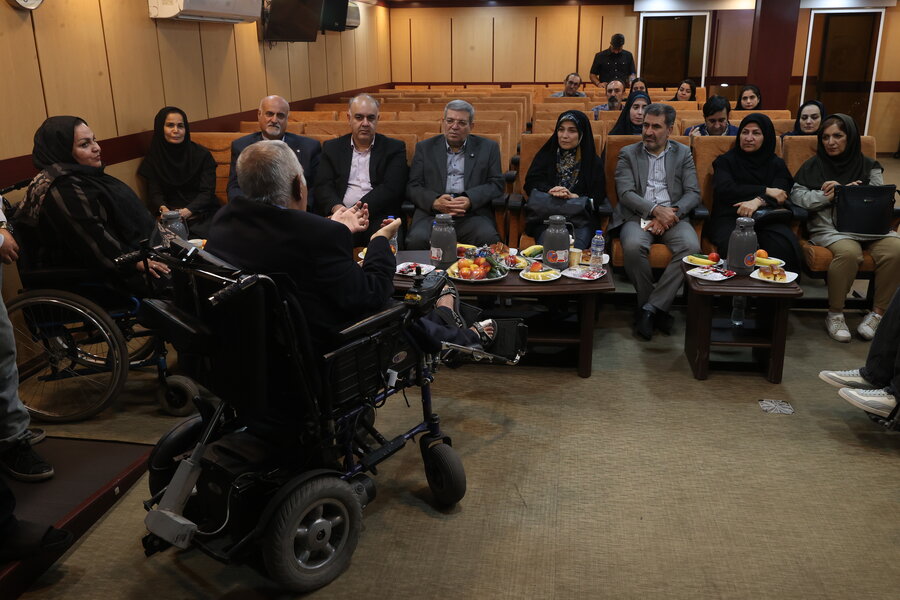 بازدید رئیس سازمان بهزیستی کشور از مرکز ضایعه نخاعی طرشت