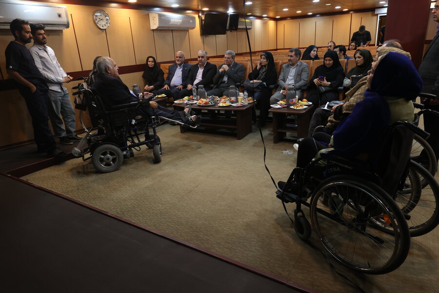 بازدید رئیس سازمان بهزیستی کشور از مرکز ضایعه نخاعی طرشت