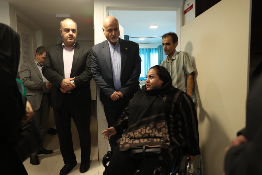 بازدید رئیس سازمان بهزیستی کشور از مرکز ضایعه نخاعی طرشت