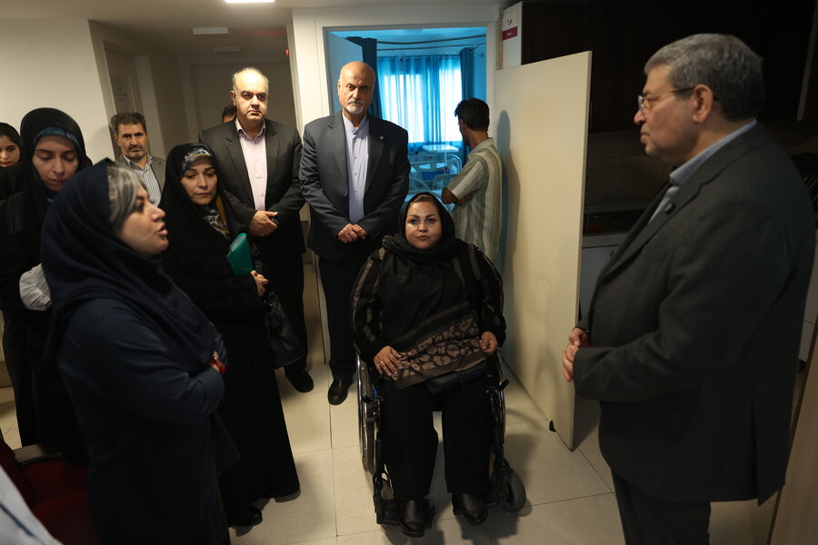 بازدید رئیس سازمان بهزیستی کشور از مرکز ضایعه نخاعی طرشت
