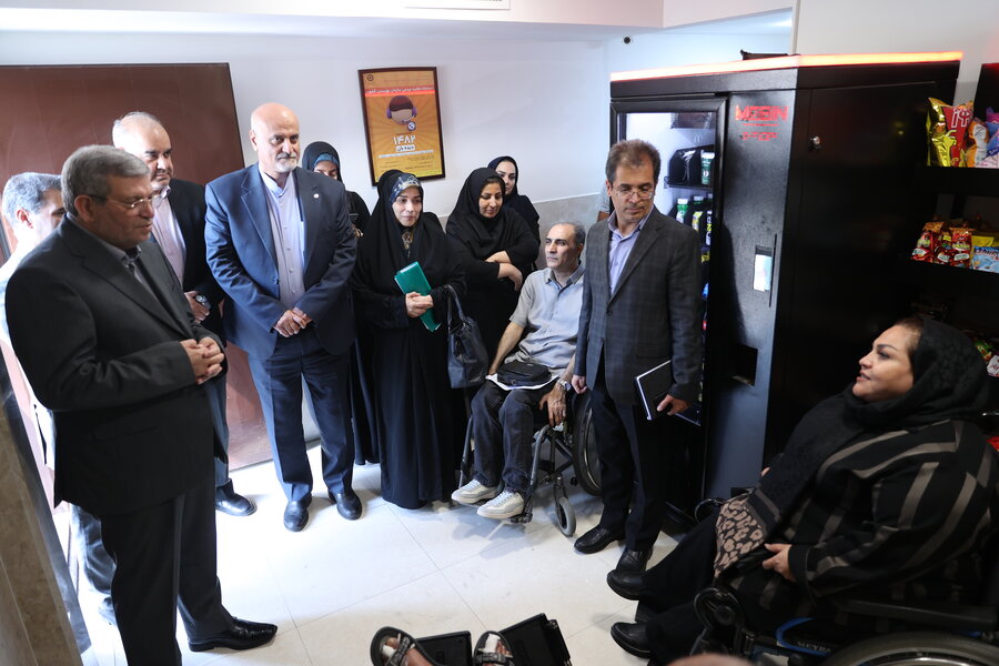 بازدید رئیس سازمان بهزیستی کشور از مرکز ضایعه نخاعی طرشت