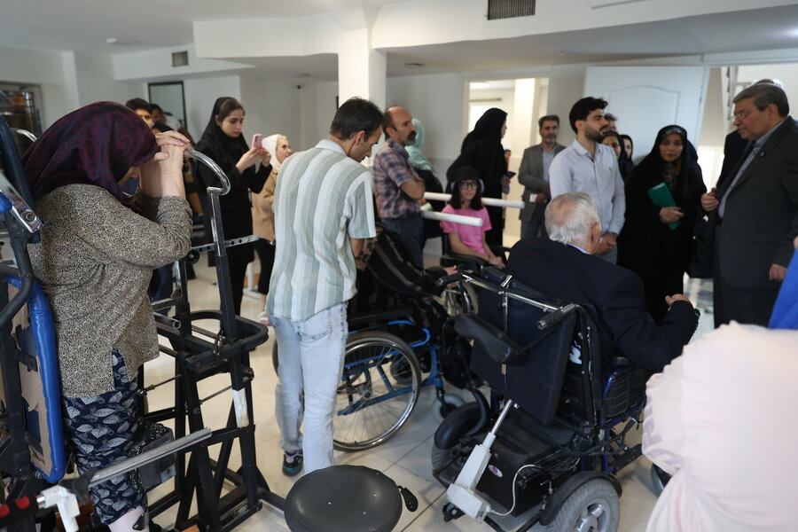 بازدید رئیس سازمان بهزیستی کشور از مرکز ضایعه نخاعی طرشت