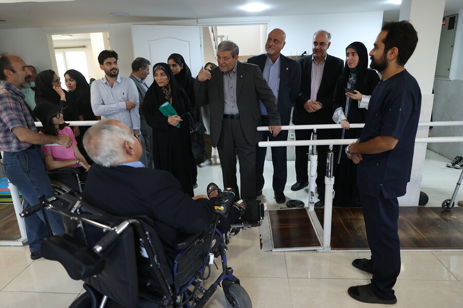 بازدید رئیس سازمان بهزیستی کشور از مرکز ضایعه نخاعی طرشت