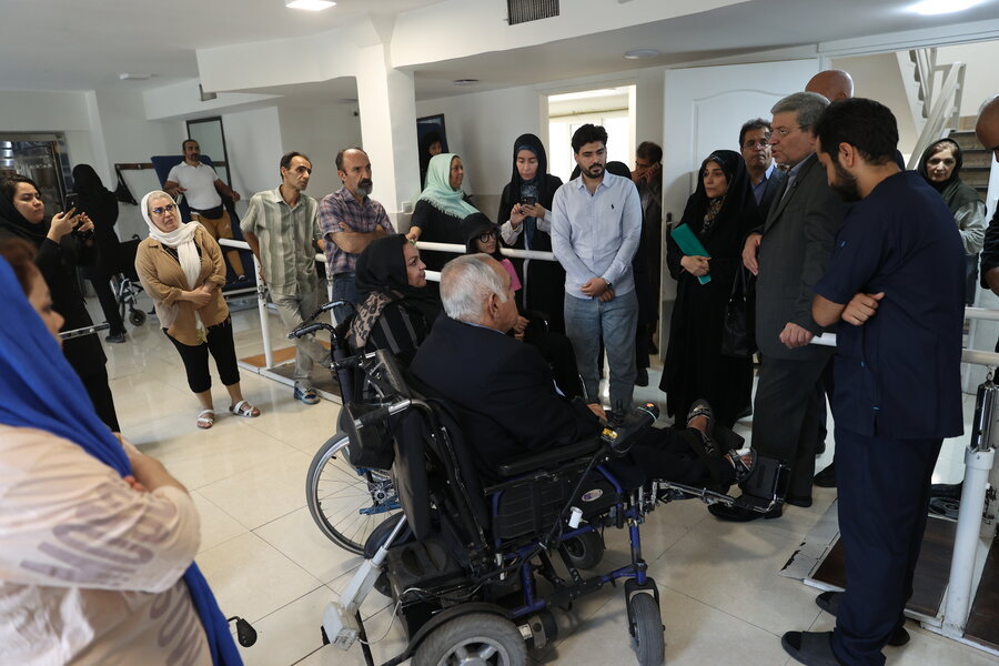 بازدید رئیس سازمان بهزیستی کشور از مرکز ضایعه نخاعی طرشت