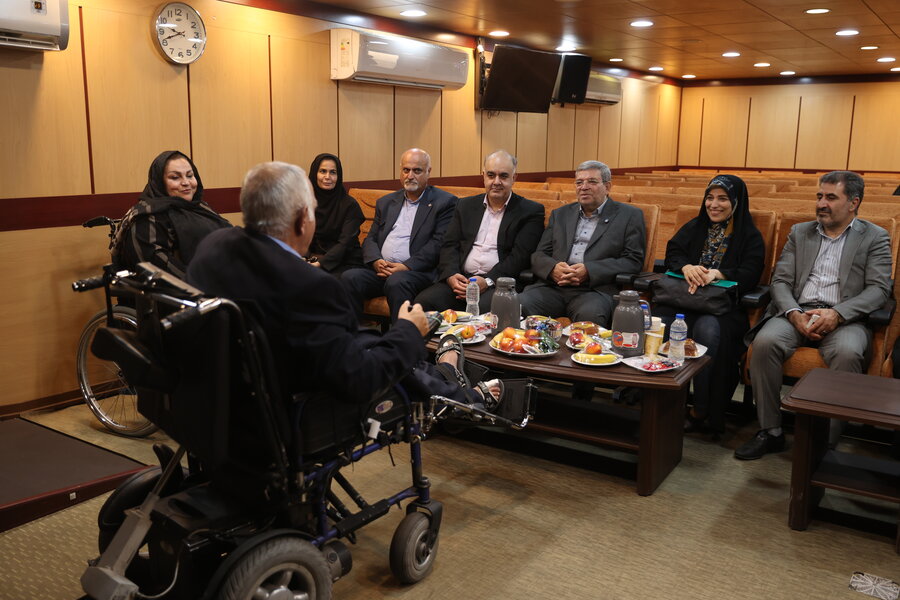 بازدید رئیس سازمان بهزیستی کشور از مرکز ضایعه نخاعی طرشت