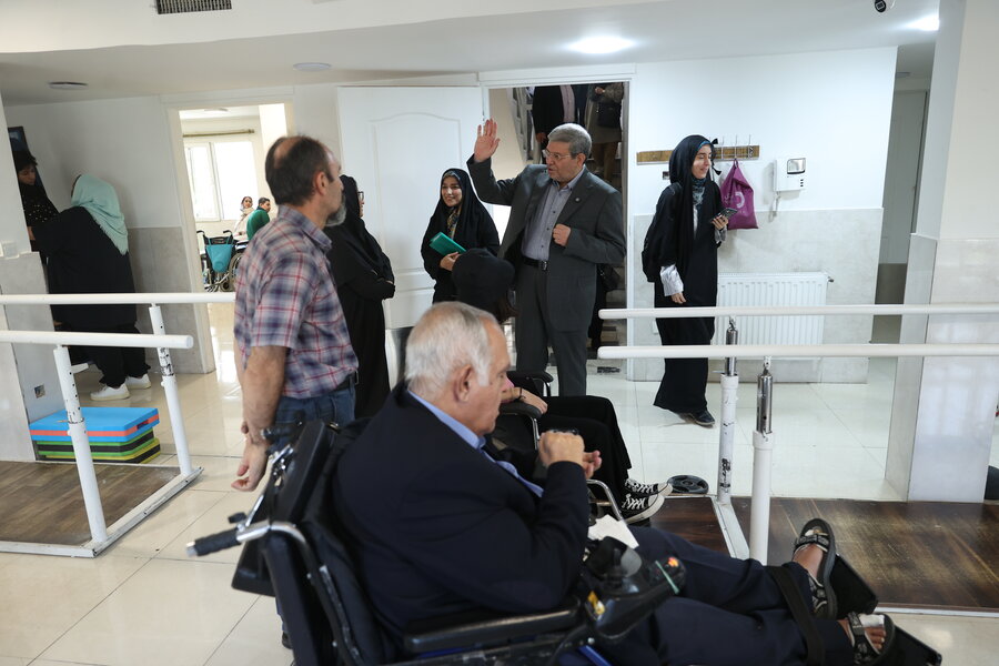 بازدید رئیس سازمان بهزیستی کشور از مرکز ضایعه نخاعی طرشت