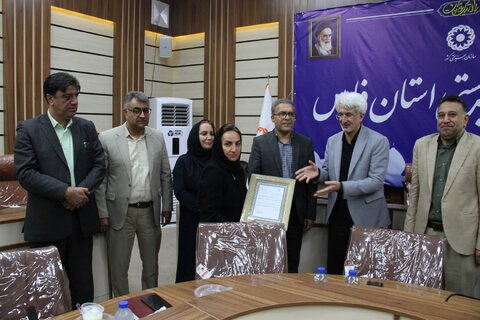 مراسم تقدیر و تقدیم حکم بازنشستگی