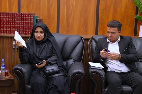 دیدار خانم فلاحی نماینده ایلام با رئیس سازمان بهزیستی کشور