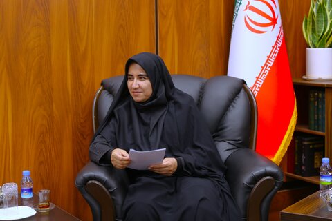 دیدار خانم فلاحی نماینده ایلام با رئیس سازمان بهزیستی کشور
