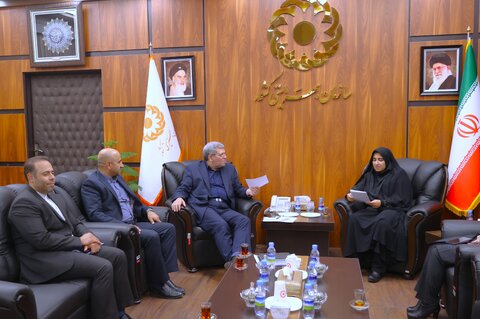 دیدار خانم فلاحی نماینده ایلام با رئیس سازمان بهزیستی کشور