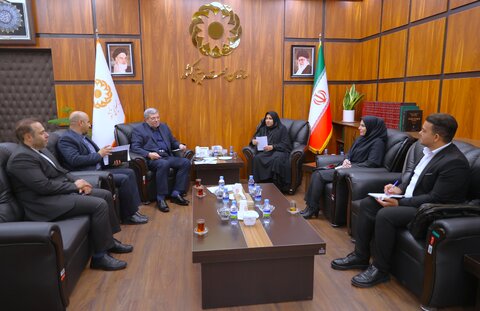 دیدار خانم فلاحی نماینده ایلام با رئیس سازمان بهزیستی کشور