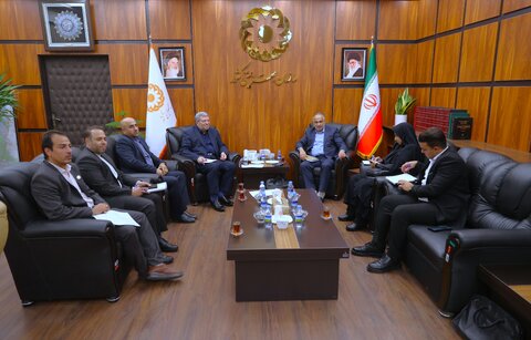 دیدار خانم فلاحی نماینده ایلام با رئیس سازمان بهزیستی کشور