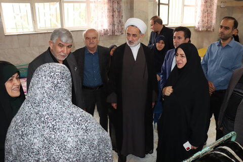 گزارش تصویری| بازدید رئیس کل دادگستری استان به همراه مدیرکل بهزیستی استان اردبیل از مرکز نگهداری و توانبخشی معلولین ذهنی حضرت ابوالفضل (ع) اردبیل ( بخش روان)