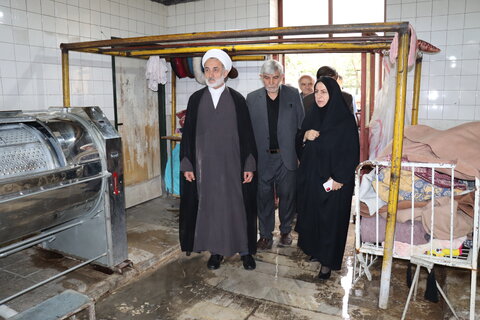 گزارش تصویری| بازدید رئیس کل دادگستری استان به همراه مدیرکل بهزیستی استان اردبیل از مرکز نگهداری و توانبخشی معلولین ذهنی حضرت ابوالفضل (ع) اردبیل ( بخش روان)