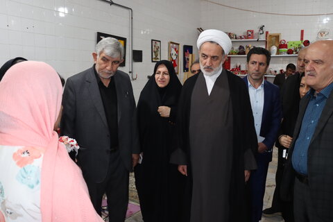 گزارش تصویری| بازدید رئیس کل دادگستری استان به همراه مدیرکل بهزیستی استان اردبیل از مرکز نگهداری و توانبخشی معلولین ذهنی حضرت ابوالفضل (ع) اردبیل ( بخش روان)