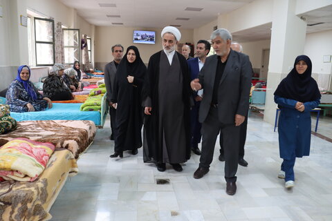 گزارش تصویری| بازدید رئیس کل دادگستری استان به همراه مدیرکل بهزیستی استان اردبیل از مرکز نگهداری و توانبخشی معلولین ذهنی حضرت ابوالفضل (ع) اردبیل ( بخش روان)