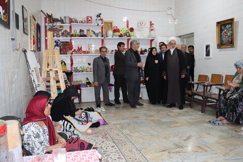 گزارش تصویری| بازدید رئیس کل دادگستری استان به همراه مدیرکل بهزیستی استان اردبیل از مرکز نگهداری و توانبخشی معلولین ذهنی حضرت ابوالفضل (ع) اردبیل ( بخش روان)