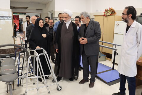 گزارش تصویری| بازدید رئیس کل دادگستری استان به همراه مدیرکل بهزیستی استان اردبیل از مرکز نگهداری و توانبخشی معلولین ذهنی حضرت ابوالفضل (ع) اردبیل ( بخش روان)