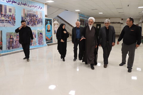 گزارش تصویری| بازدید رئیس کل دادگستری استان به همراه مدیرکل بهزیستی استان اردبیل از مرکز نگهداری و توانبخشی معلولین ذهنی حضرت ابوالفضل (ع) اردبیل ( بخش روان)