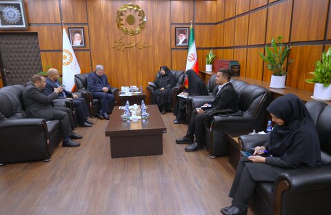 دیدار خانم زمانی کیا سری نماینده ساری با رئیس سازمان بهزیستی کشور