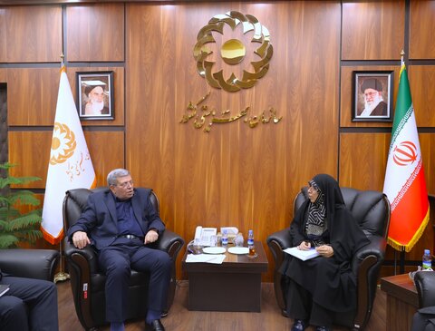 دیدار خانم زمانی کیا سری نماینده ساری با رئیس سازمان بهزیستی کشور