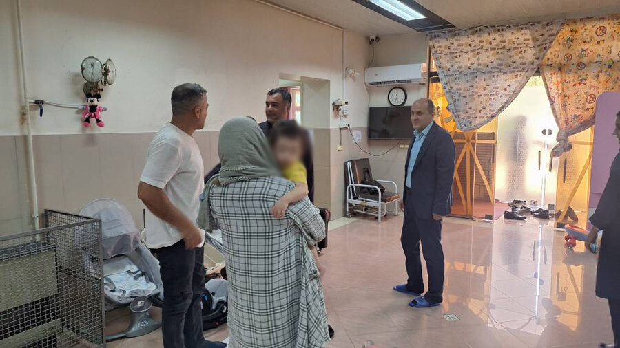 بازدید "دکتر سعید رحمت زاده "نماینده مردم شریف صومعه سرا از شیرخوارگاه مهر شهرستان رشت