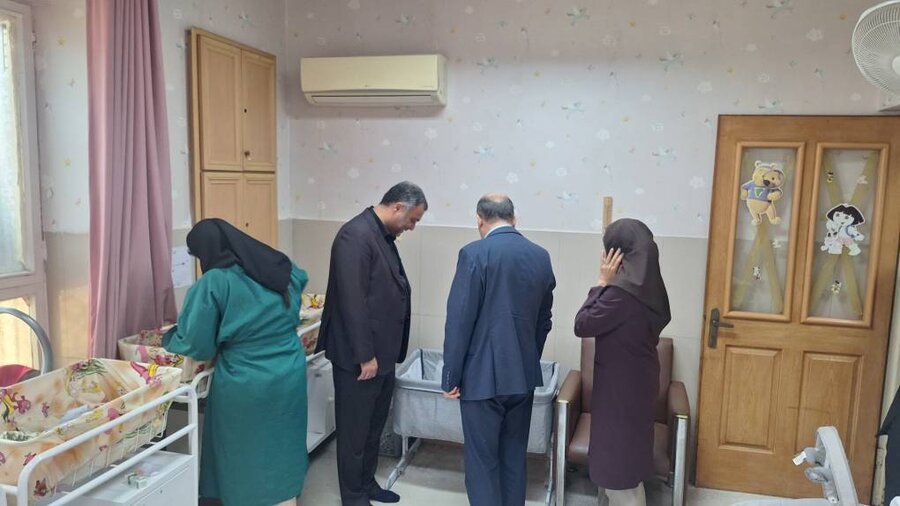 بازدید "دکتر سعید رحمت زاده "نماینده مردم شریف صومعه سرا از شیرخوارگاه مهر شهرستان رشت