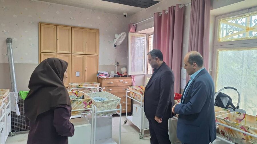 بازدید "دکتر سعید رحمت زاده "نماینده مردم شریف صومعه سرا از شیرخوارگاه مهر شهرستان رشت