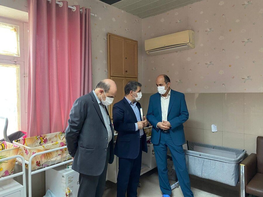 بازدید مشاور رئیس و مدیر کل دفتر مرکزی حراست سازمان بهزیستی کشور از شیرخوارگاه مهر رشت