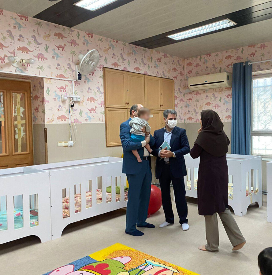 بازدید مشاور رئیس و مدیر کل دفتر مرکزی حراست سازمان بهزیستی کشور از شیرخوارگاه مهر رشت