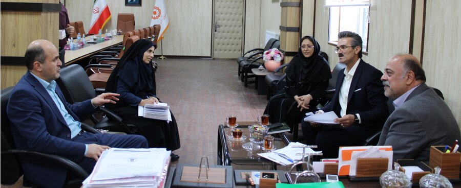 دیدار مدیر کل جمع آوری و فروش اموال تملیکی استان گیلان با مدیرکل بهزیستی استان گیلان