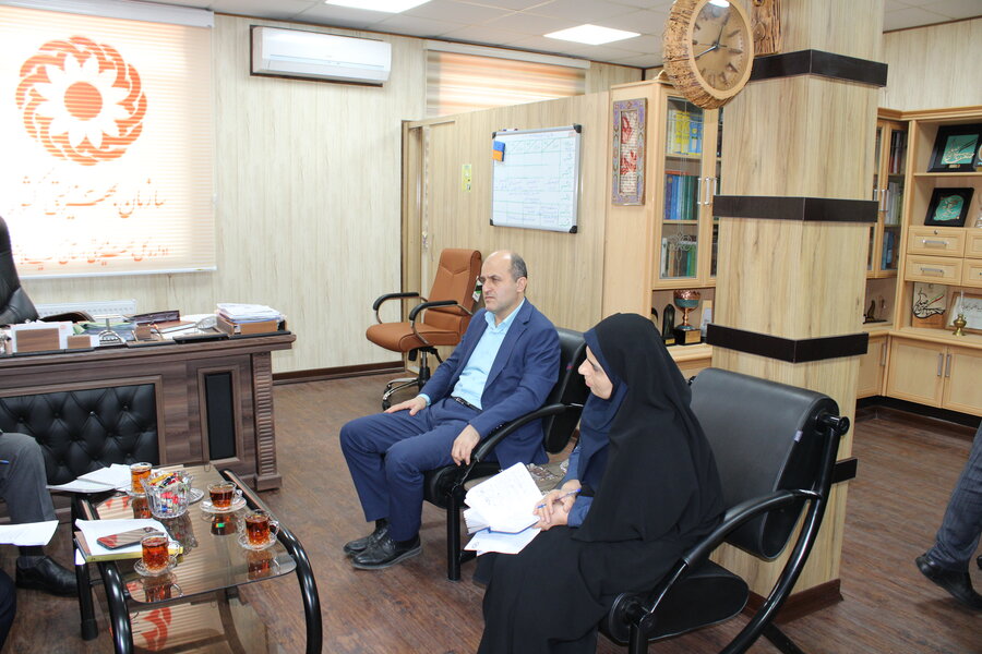 دیدار مدیر کل جمع آوری و فروش اموال تملیکی استان گیلان با مدیرکل بهزیستی استان گیلان