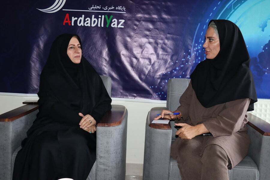 حضورمدیرکل بهزیستی اردبیل در پایگاه خبری تحلیلی یاز اردبیل