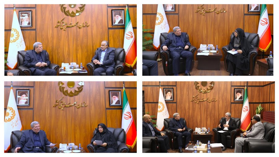 دیدار نمایندگان مجلس شورای اسلامی با رئیس سازمان بهزیستی کشور