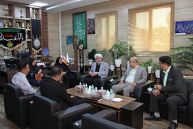 دیدار مدیر کل بهزیستی فارس با خیر نیک اندیش شهرستان بیضا
