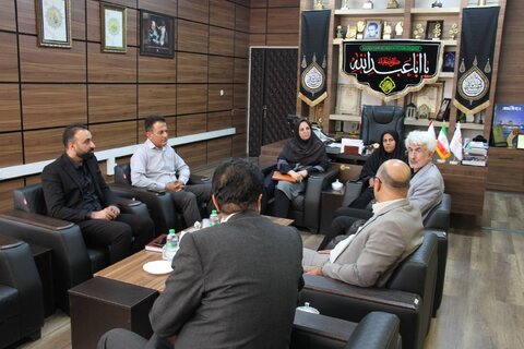 دیدار مدیر کل بهزیستی فارس با خیر نیک اندیش شهرستان بیضا