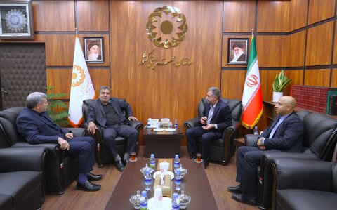 دیدار آقای بابایی کارنامی (نماینده ساری ) و آقای رامین نماینده دماوند و فیروزکوه) با رئیس سازمان بهزیستی کشور