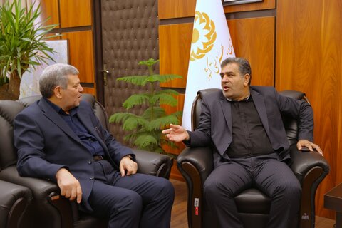 دیدار آقای بابایی کارنامی (نماینده ساری ) و آقای رامین نماینده دماوند و فیروزکوه) با رئیس سازمان بهزیستی کشور