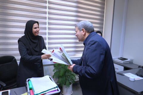 دیدار ریاست سازمان با همکاران روابط عمومی (روز خبرنگار)