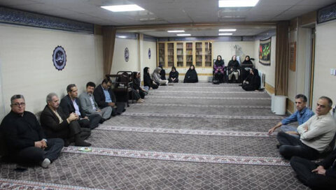 برگزاری مراسم جاماندگان اربعین در اداره‌کل بهزیستی البرز