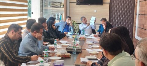 جلسه مدیر کل و شورای معاونین بهزیستیبا روسای  جدید شهرستان های فارس
